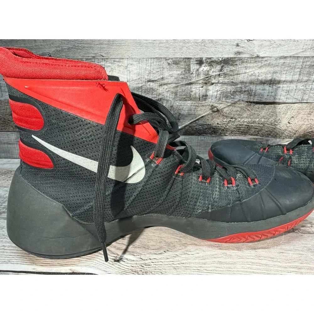 NIKE Hyperdunk‎ US 11.5 Men's Black Red Basketball Shoe 749561 749561-006 2015